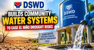 DSWD builds community water systems to ease El Niño drought risks DSWD builds community water systems to ease El Niño drought risks