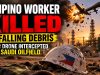 Filipino Worker Killed by Falling Debris After Drone Intercepted Over Saudi Oilfield Filipino Worker Killed by Falling Debris After Drone Intercepted