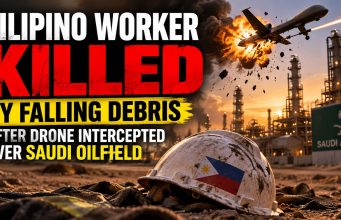 Filipino Worker Killed by Falling Debris After Drone Intercepted Over Saudi Oilfield Filipino Worker Killed by Falling Debris After Drone Intercepted