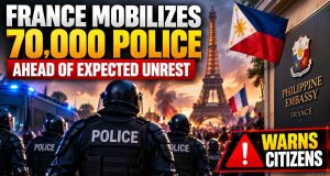 France mobilizes 70,000 police ahead of expected unrest as Philippine embassy warn citizens France mobilizes 70,000 police ahead of expected unrest as Philippine embassy warn citizens