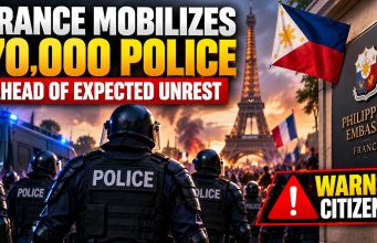 France mobilizes 70,000 police ahead of expected unrest as Philippine embassy warn citizens France mobilizes 70,000 police ahead of expected unrest as Philippine embassy warn citizens