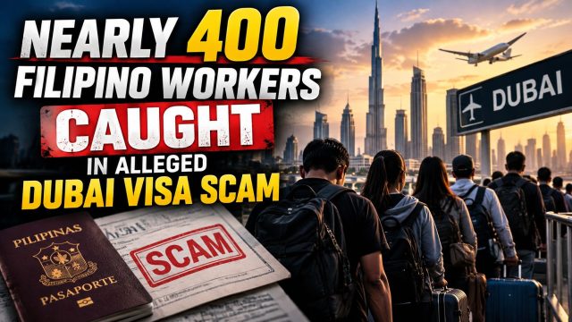 Nearly 400 Filipino workers caught in alleged Dubai visa scam Nearly 400 Filipino workers caught in alleged Dubai visa scam