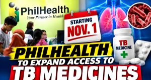 PhilHealth to expand access to TB medicines starting Nov. 1 PhilHealth to expand access to TB