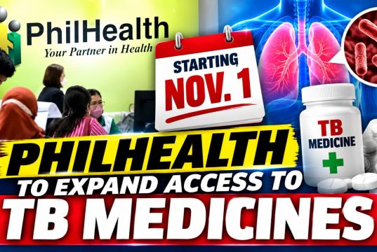 PhilHealth to expand access to TB medicines starting Nov. 1 PhilHealth to expand access to TB