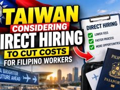 Taiwan considering direct hiring to cut costs for Filipino workers Taiwan considering direct hiring to cut costs for Filipino workers