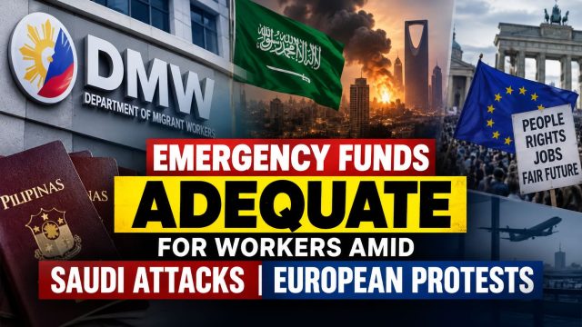 emergency funds adequate for workers amid Saudi attacks, European protests emergency funds adequate for workers amid Saudi attacks, European protests